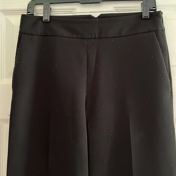 Black Wide Leg Trousers - Size 6R - Picture 2 of 5